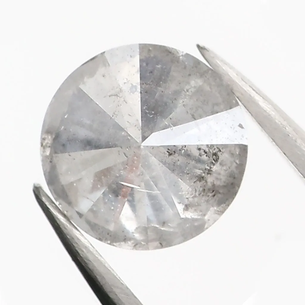 0.80 CT Natural Loose Diamond Round Gray Color 5.65 MM L9069