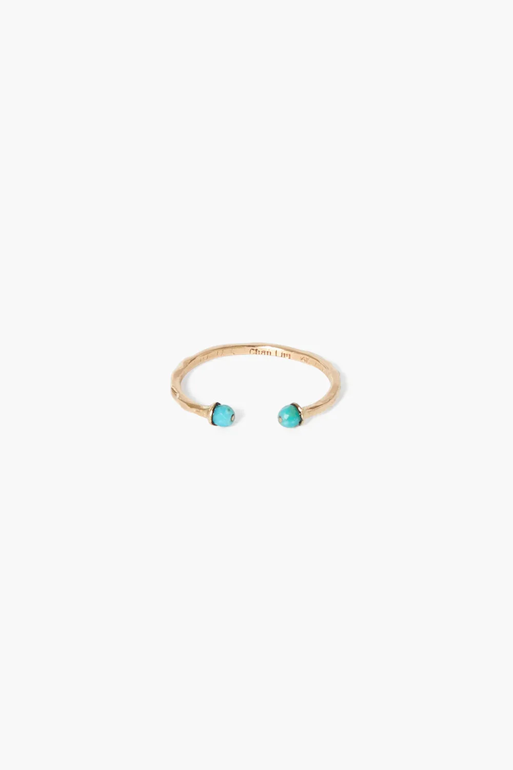 14k Dua Toe Ring Turquoise