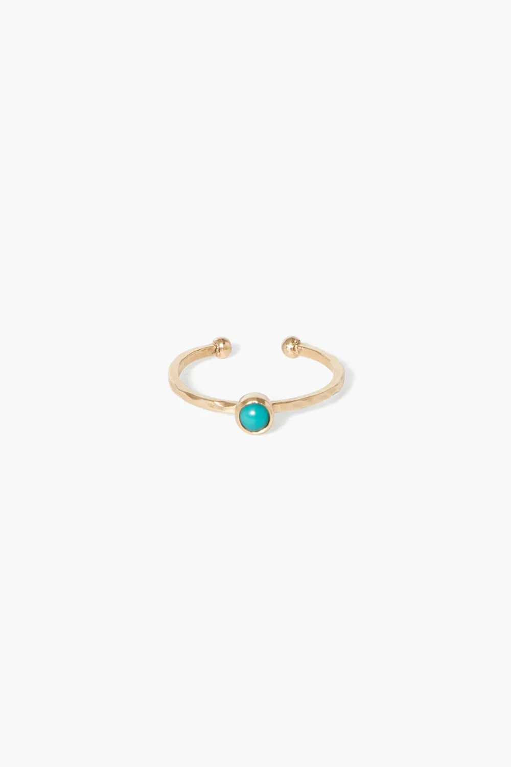 14k Xochi Toe Ring Turquoise