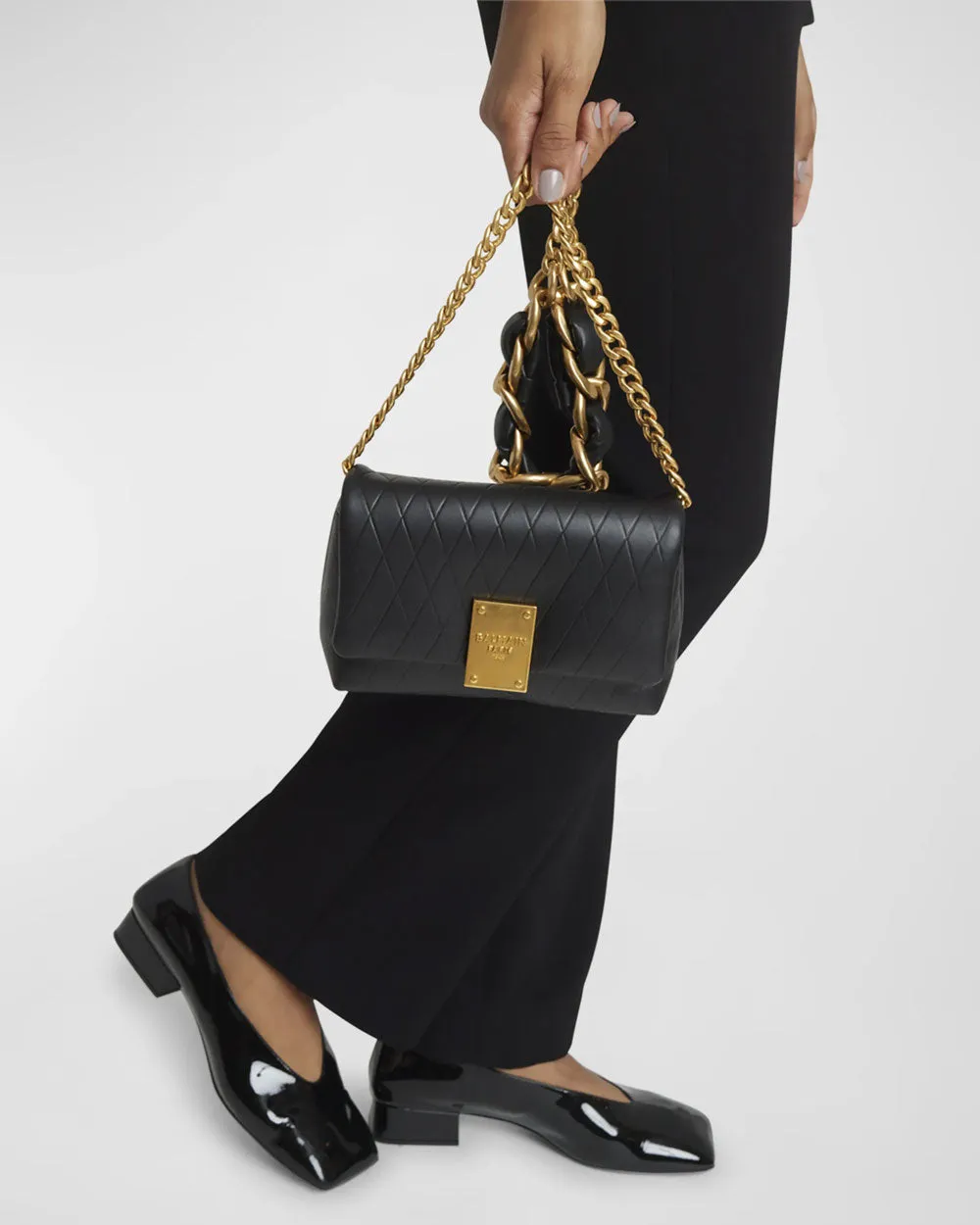 1945 Soft Mini Shoulder Bag in Black