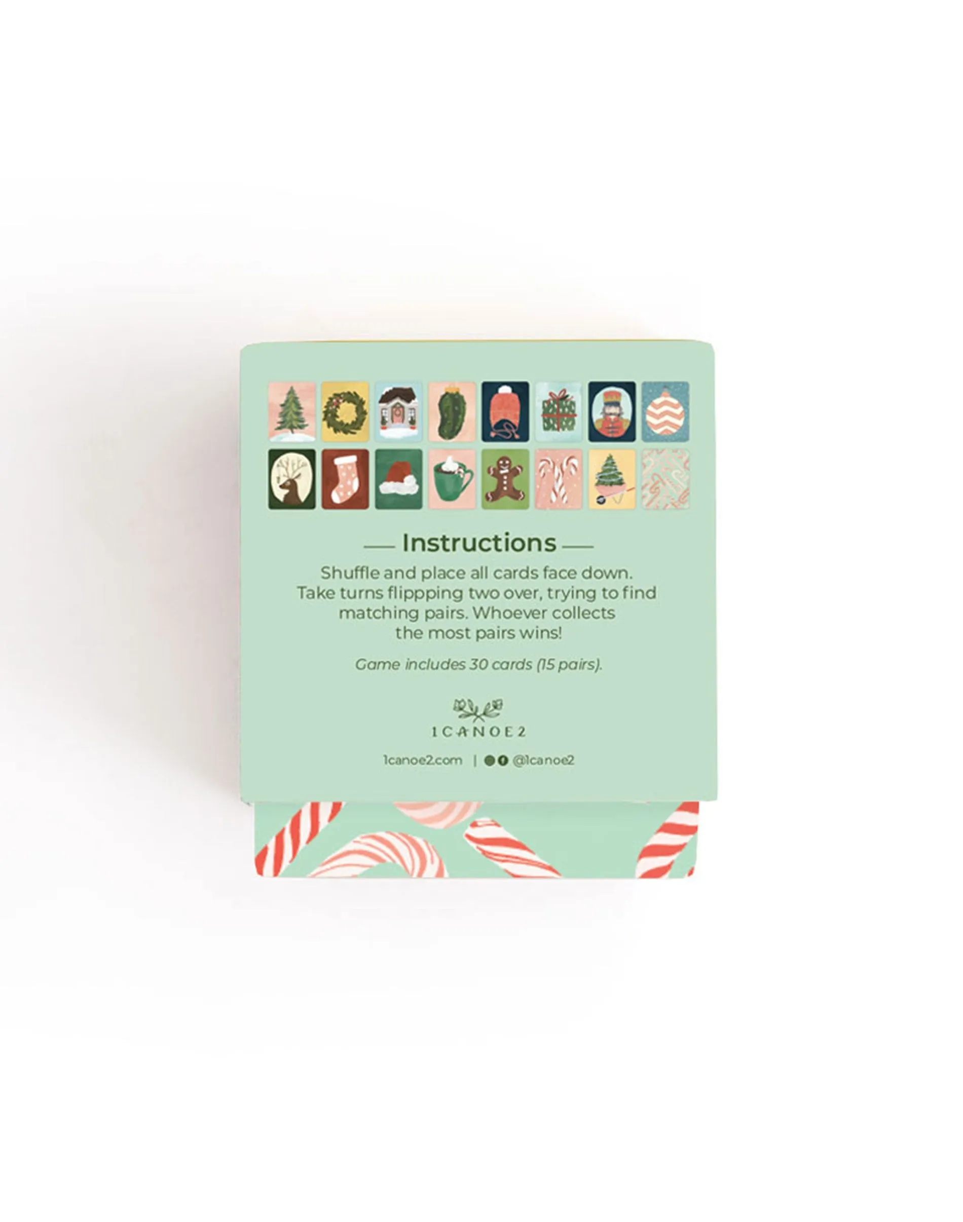 1canoe2 | One Canoe Two Paper Co. - Holly Jolly Memory Game