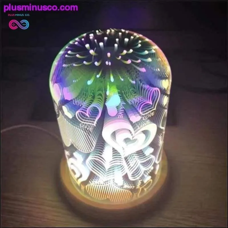 3D Magic Night Light Table Lamp LED USB Innovative