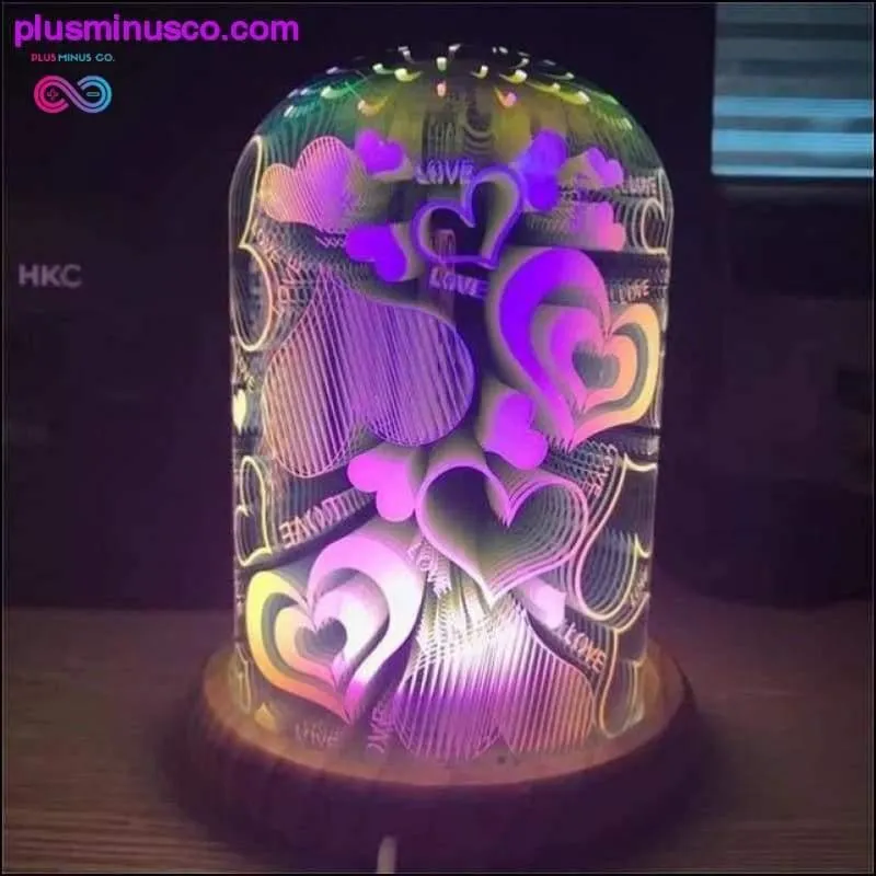 3D Magic Night Light Table Lamp LED USB Innovative