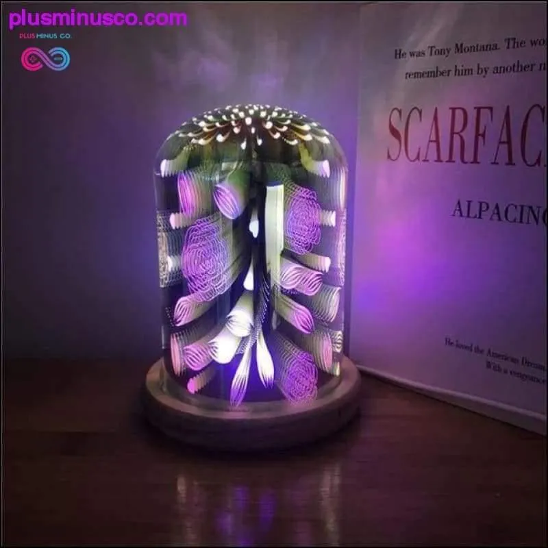 3D Magic Night Light Table Lamp LED USB Innovative