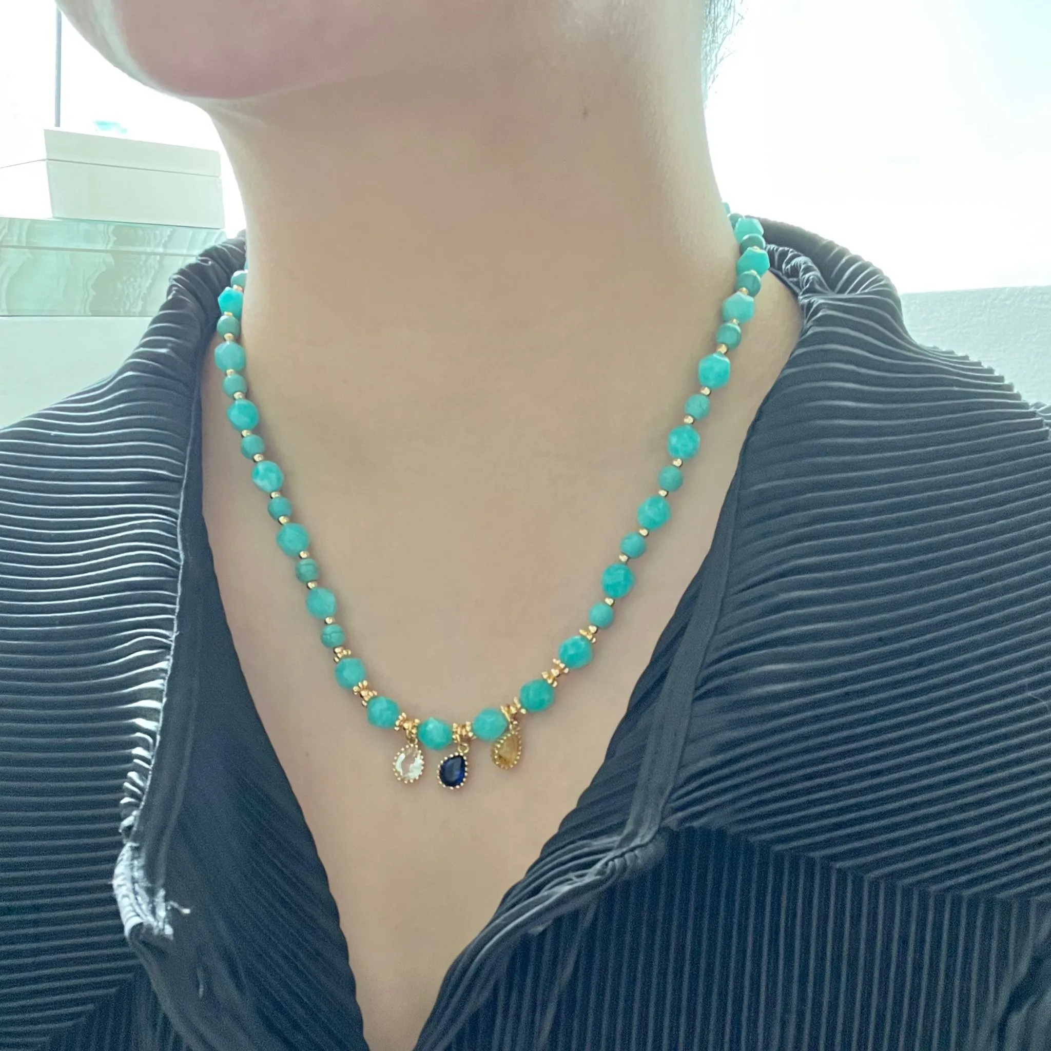 Amazonite & Turquoise Necklace