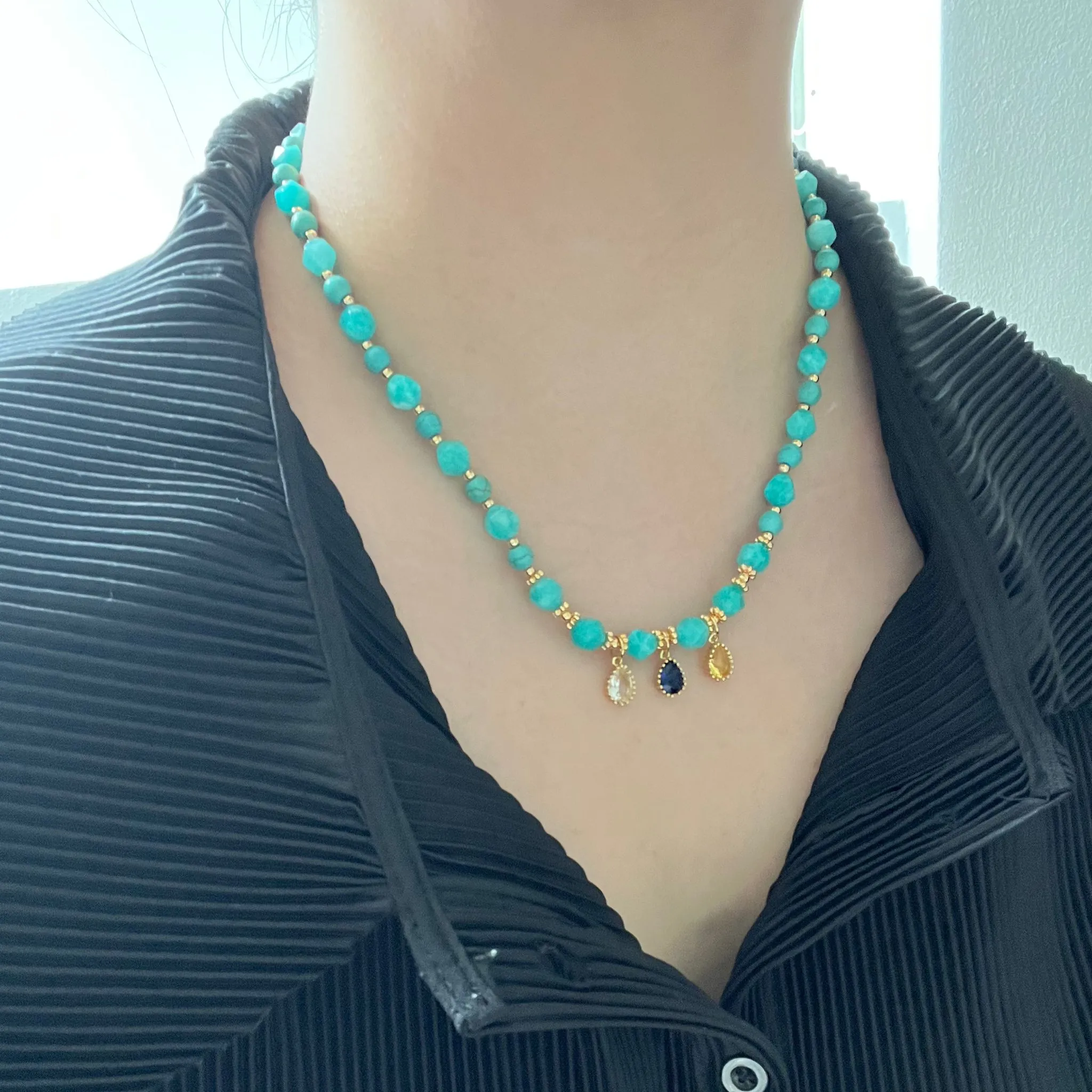 Amazonite & Turquoise Necklace