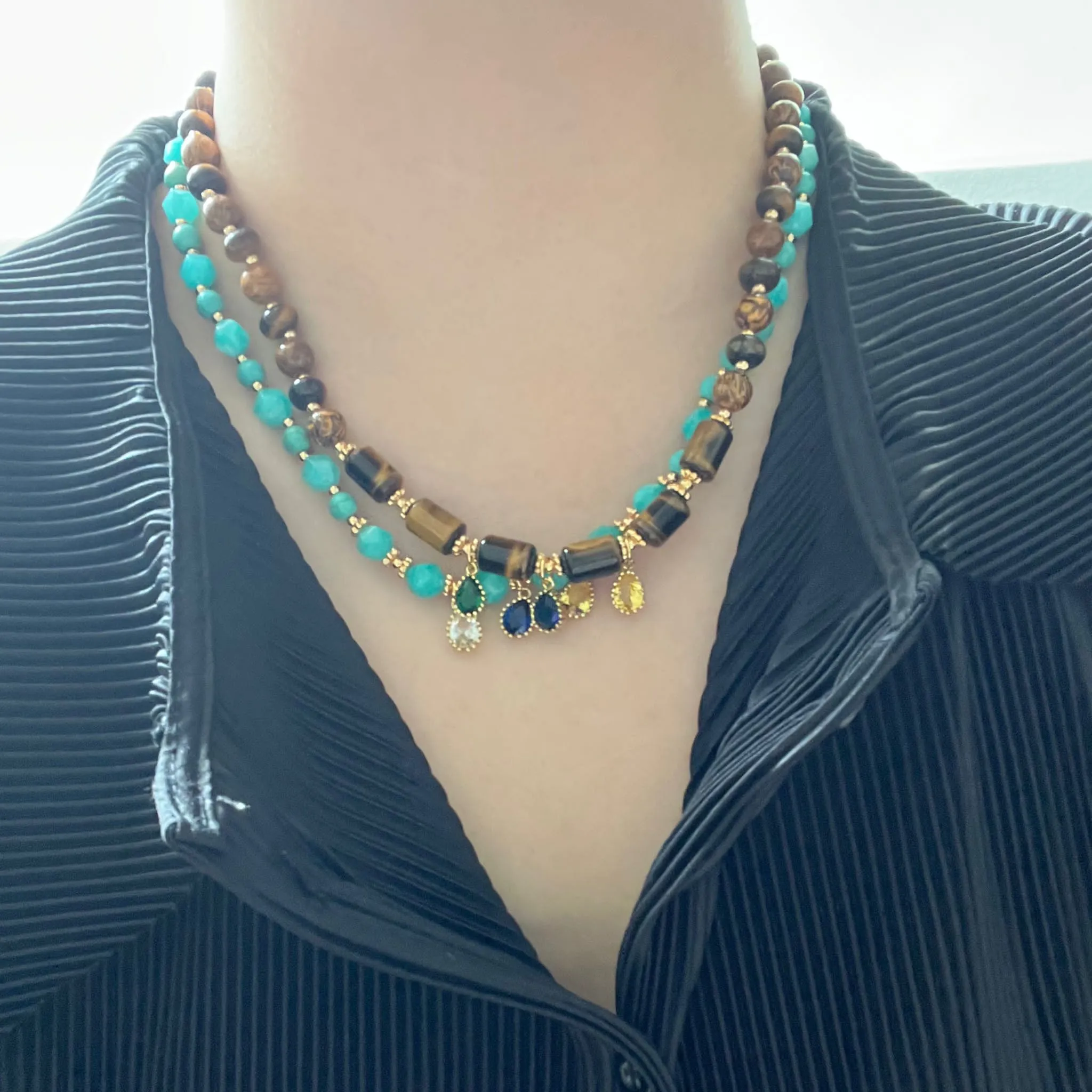 Amazonite & Turquoise Necklace