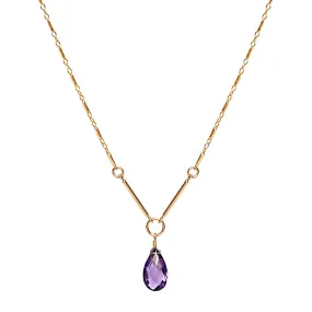 Amethyst Bar Pendant