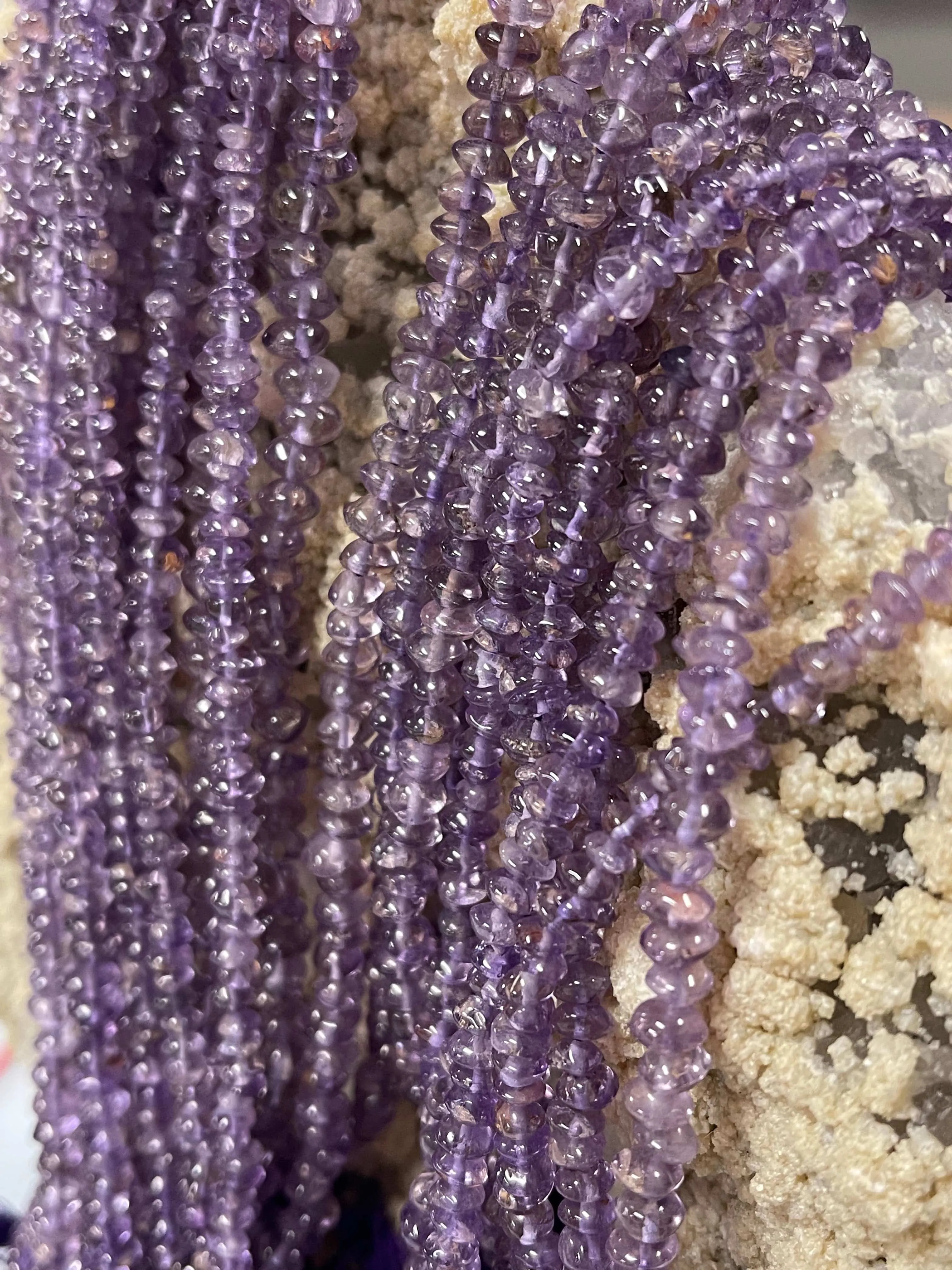 Amethyst Bead Strand