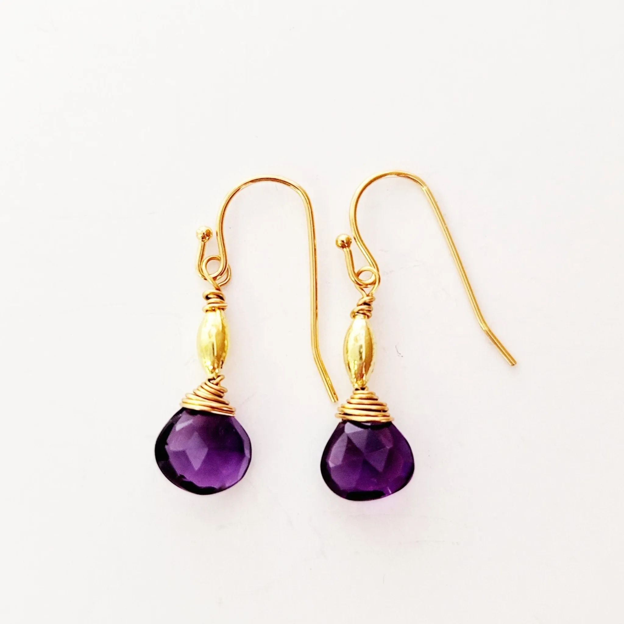 Amethyst Drop Earrings