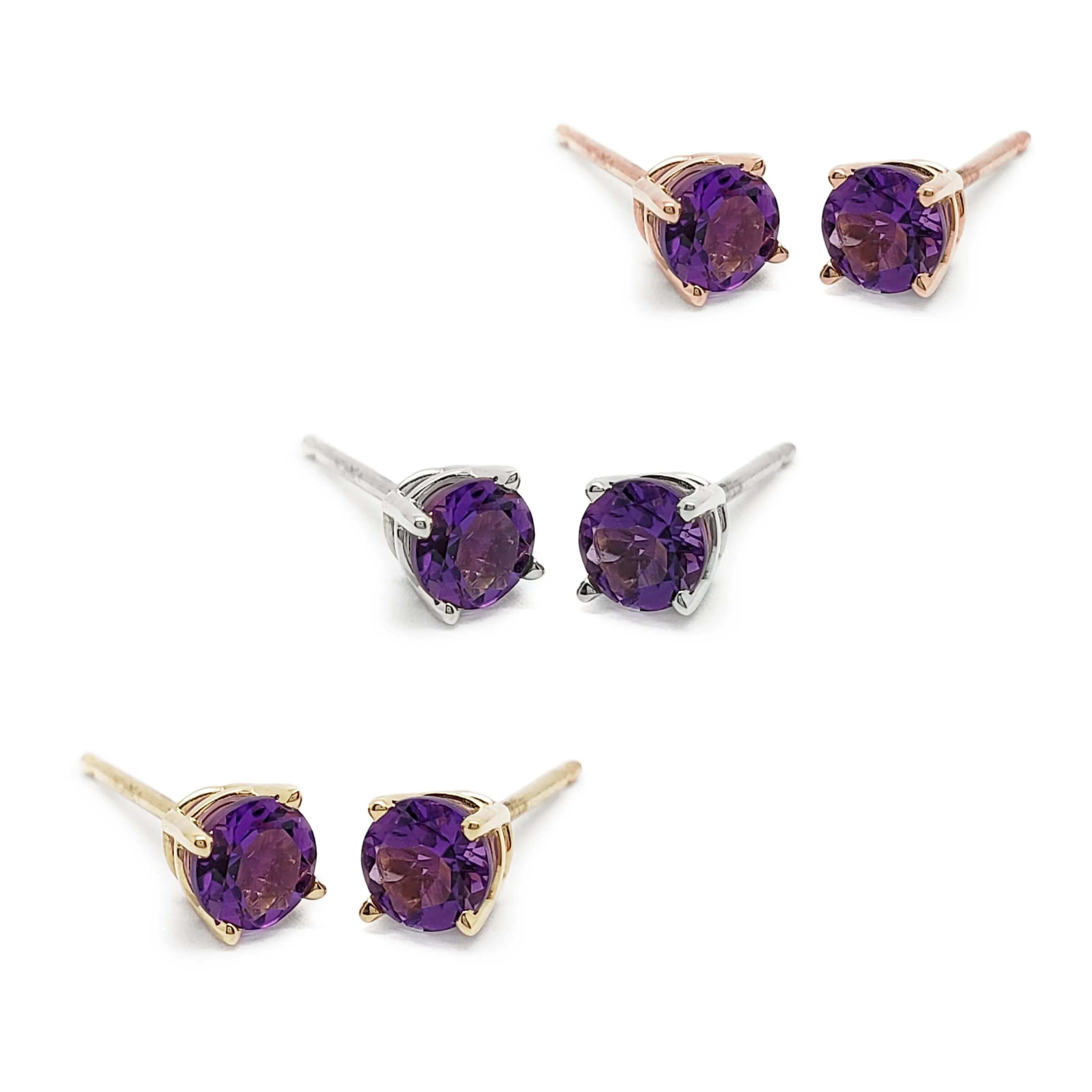 Amethyst Studs