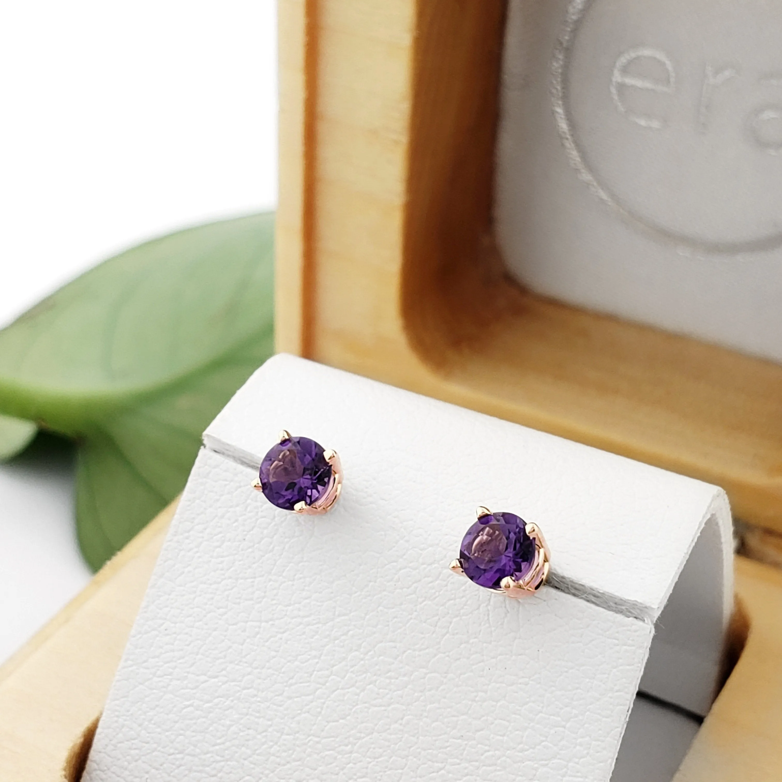 Amethyst Studs