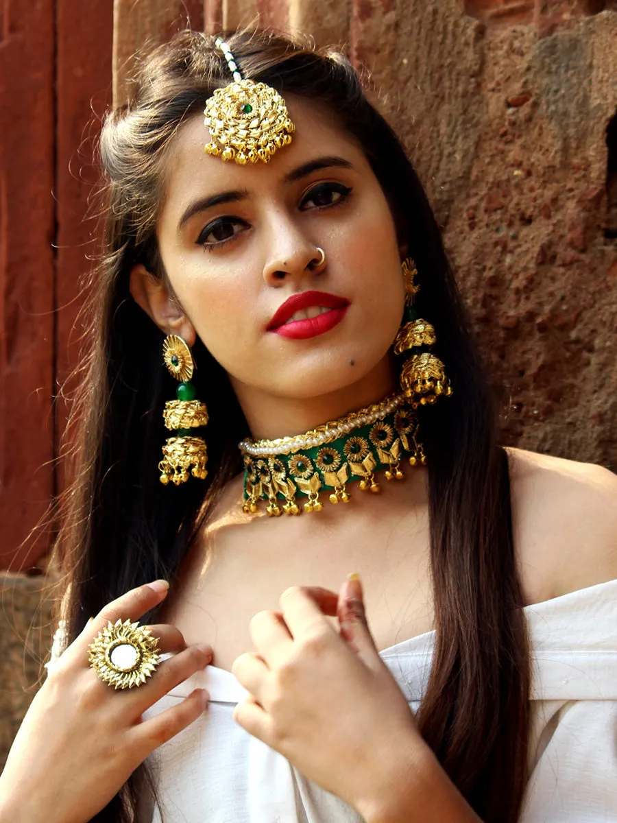 Asin Gota-patti Jewellery Set