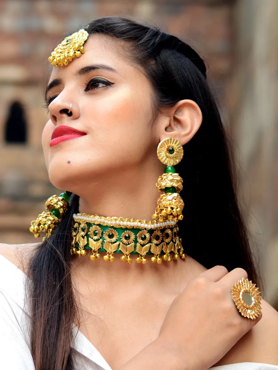 Asin Gota-patti Jewellery Set