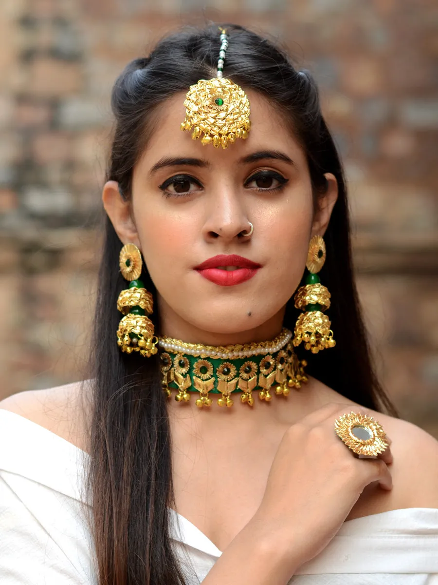 Asin Gota-patti Jewellery Set