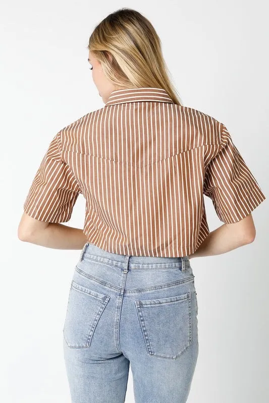 Aspen Stripe Top