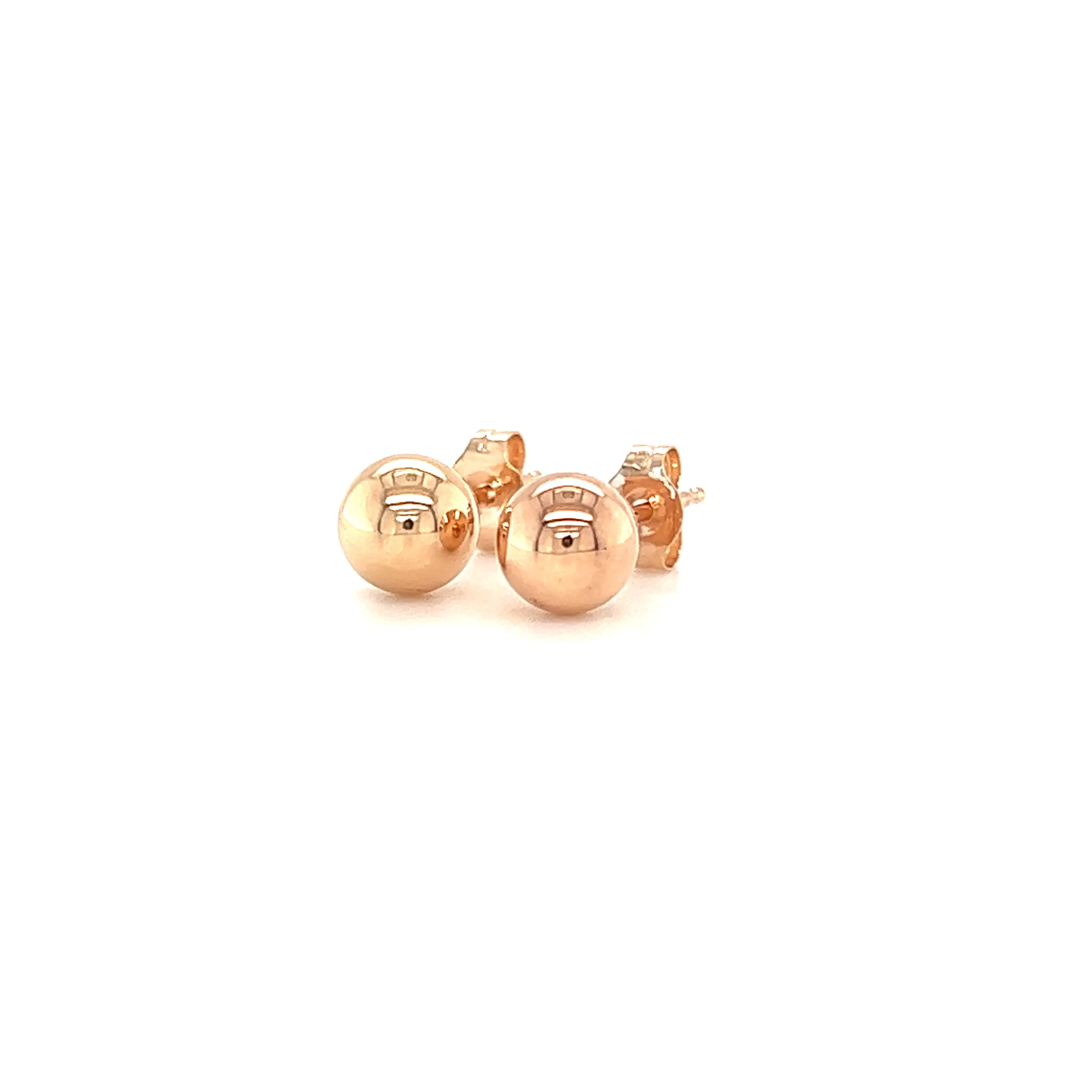 Ball 5mm Stud Earrings  in 14K Gold