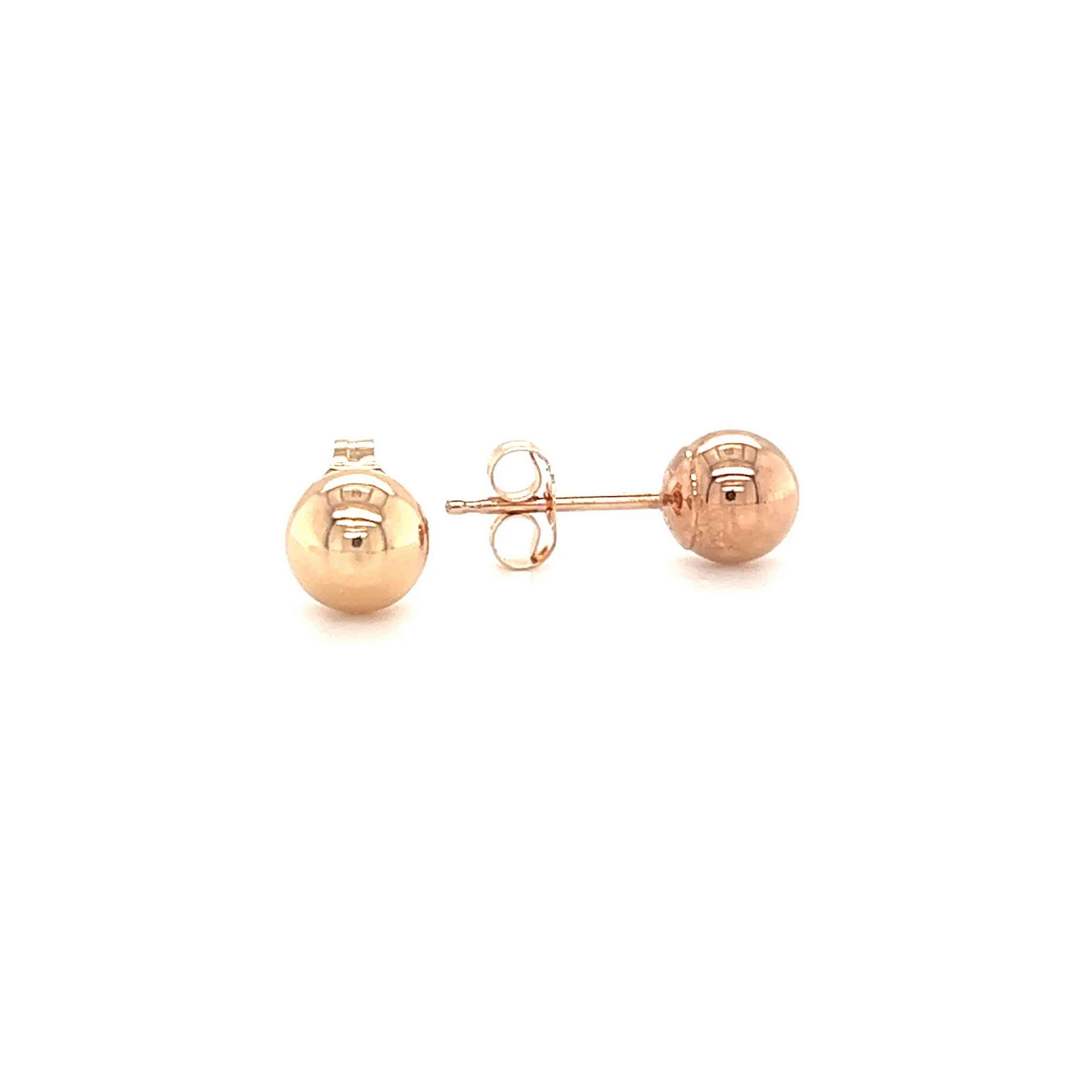 Ball 5mm Stud Earrings  in 14K Gold