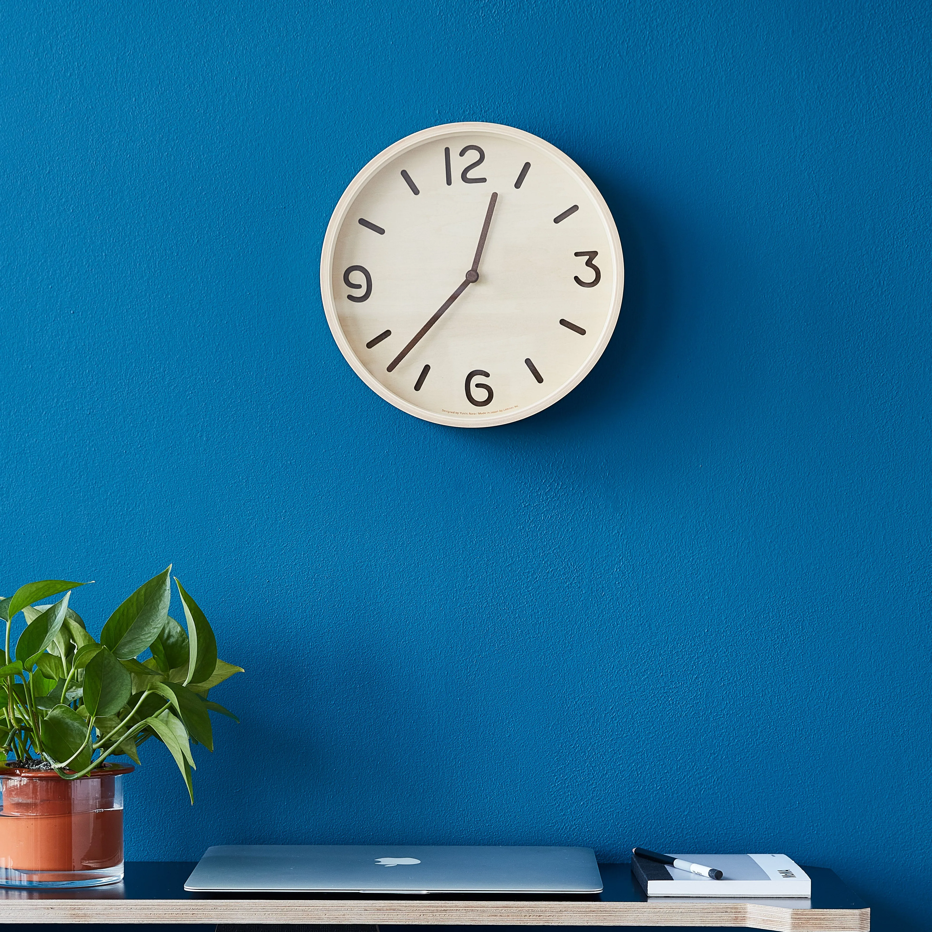 Bi-Color Plywood Clock