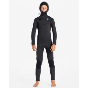 Billabong  5/4 mm Absolute Chest Zip Hooded - Mute da surf - Bambino