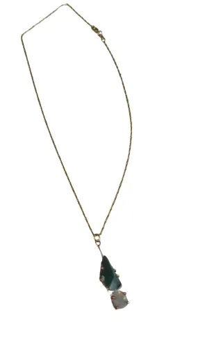 BLK & Nat Opal 14KT GLD