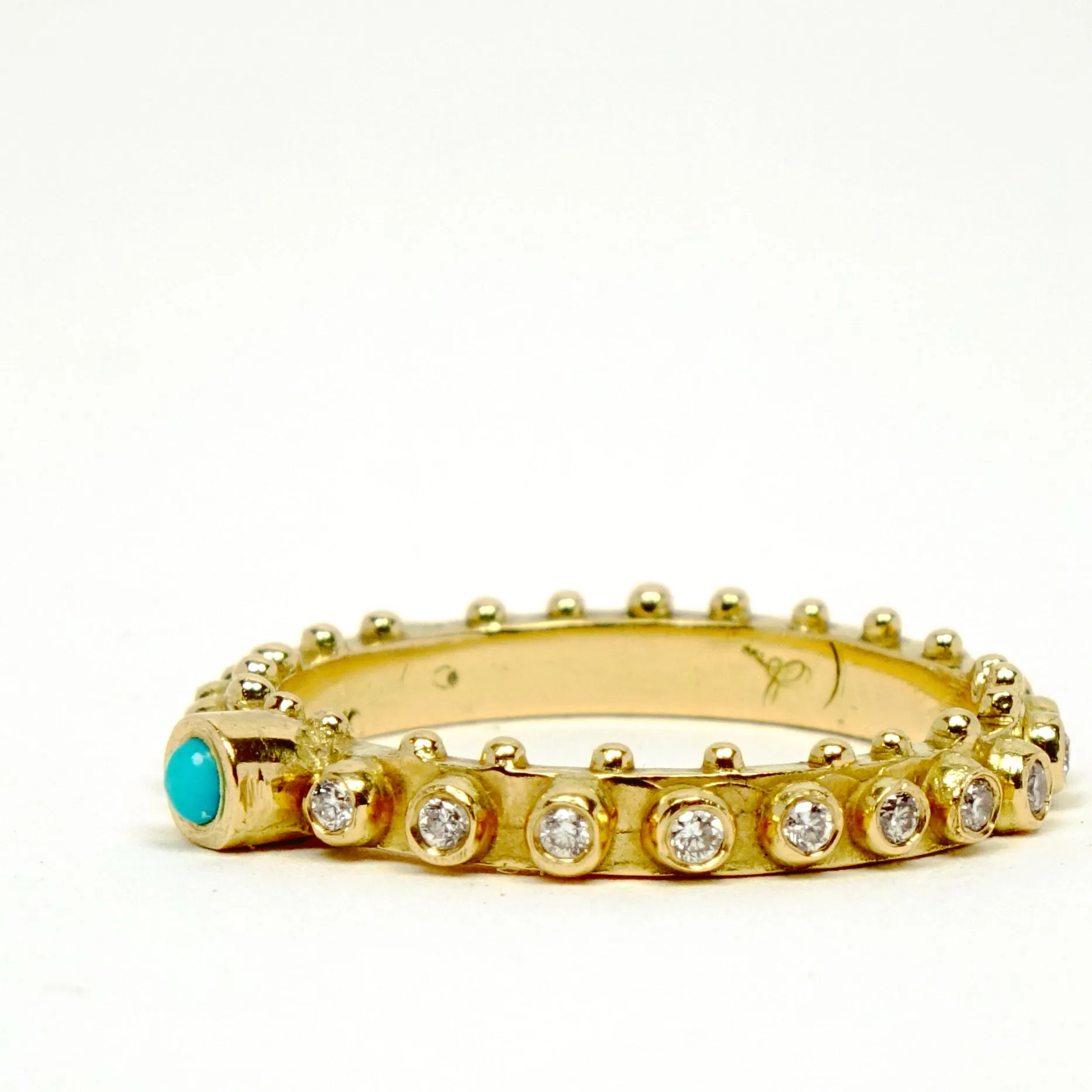 BOHEME CHLOE TURQUOISE DIAMOND ETERNITY rts