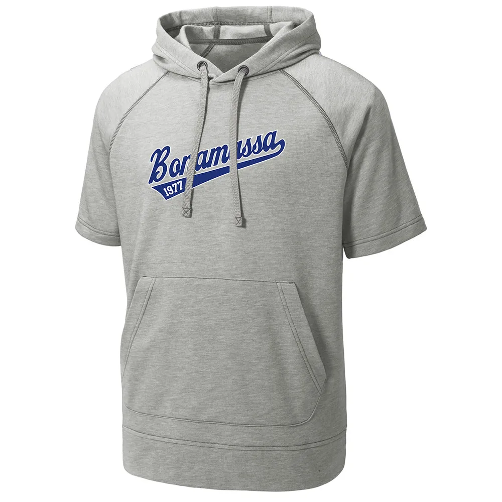 BonaBaseball Tri-Blend Short Sleeve Hooded Pullover (Men)