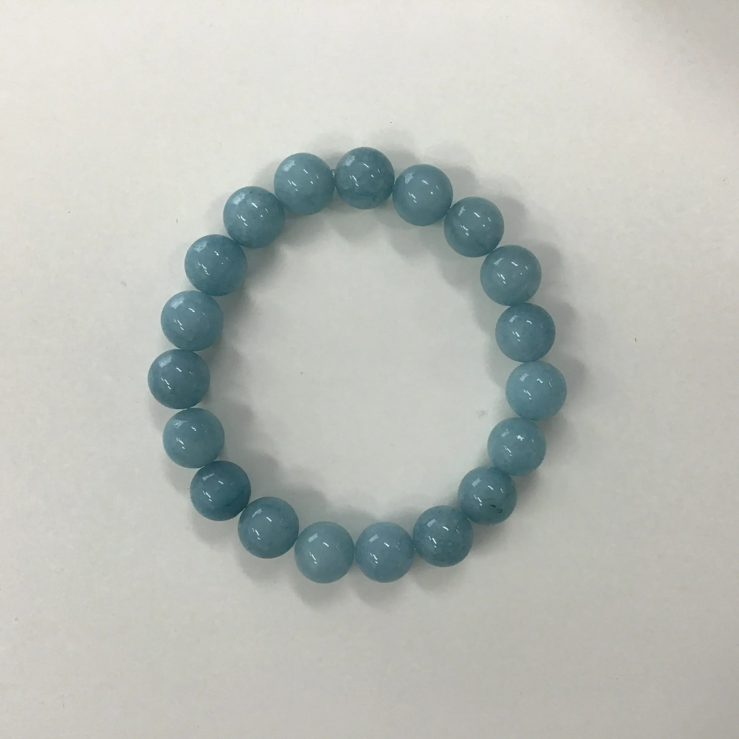 Bracelet 10mm Aquamarine