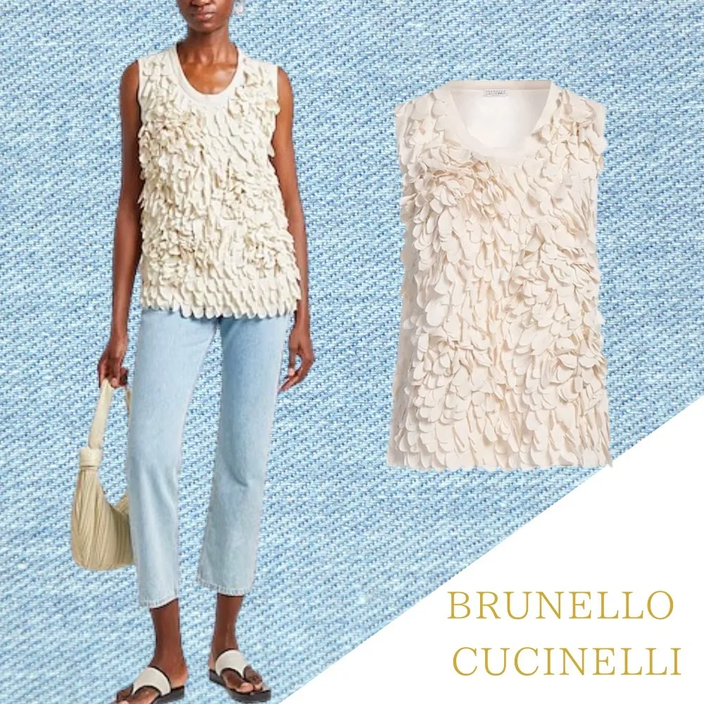 BRUNELLO CUCINELLI  |Silk Sleeveless Tanks & Camisoles