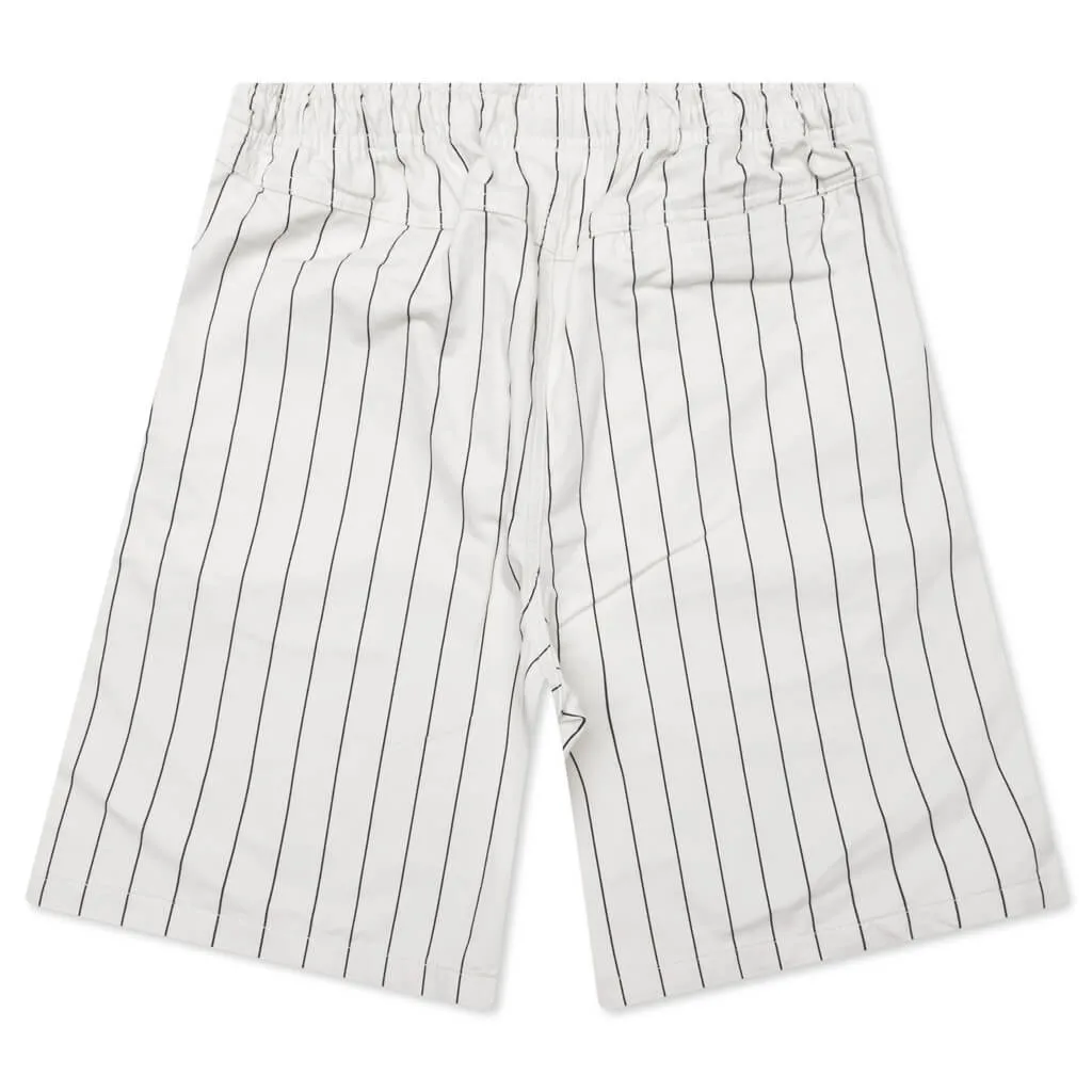 Brushed Beach Short - Bone Printed Stripe