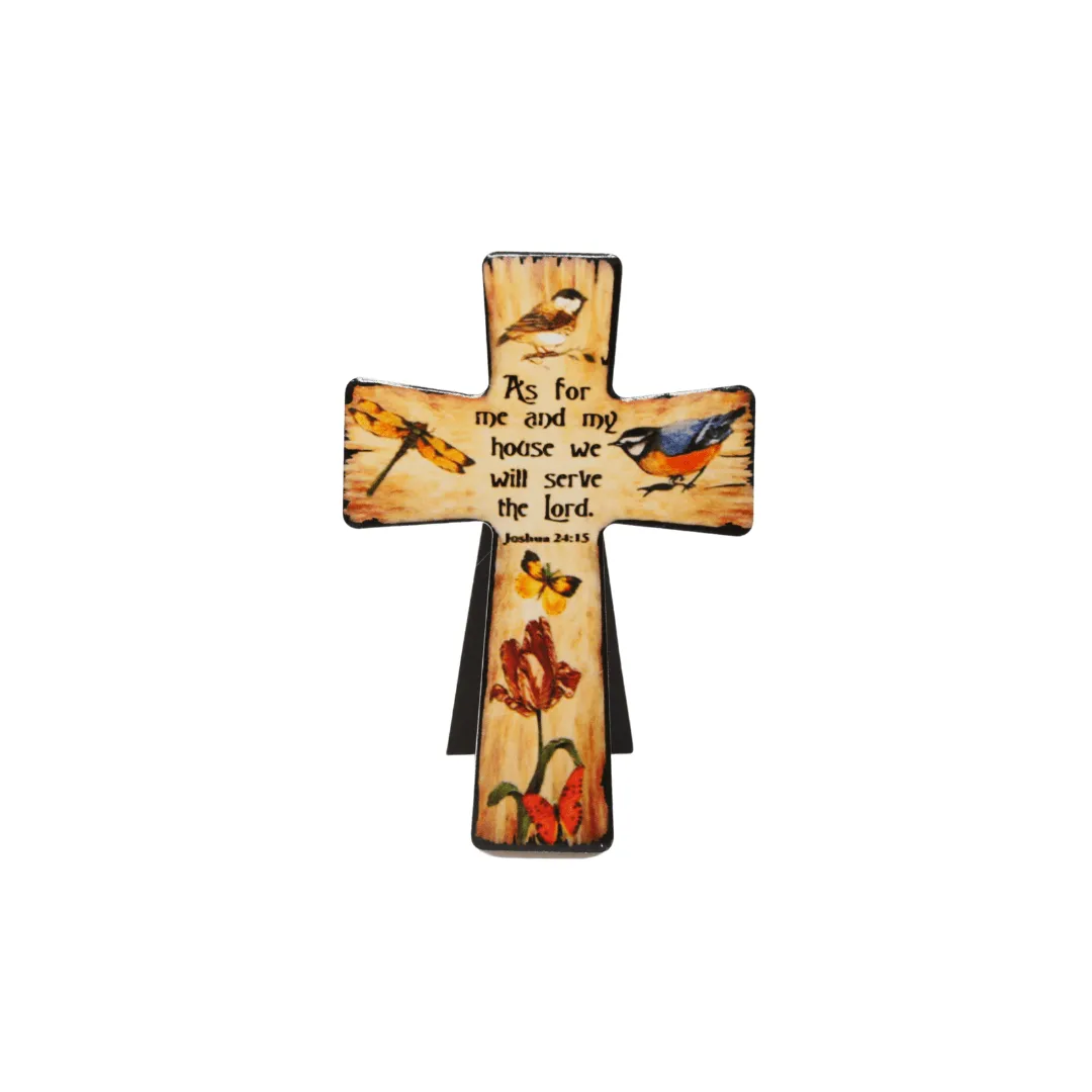 Ceramic Table/wall Inspirational Cross - 4 designs - 21cm