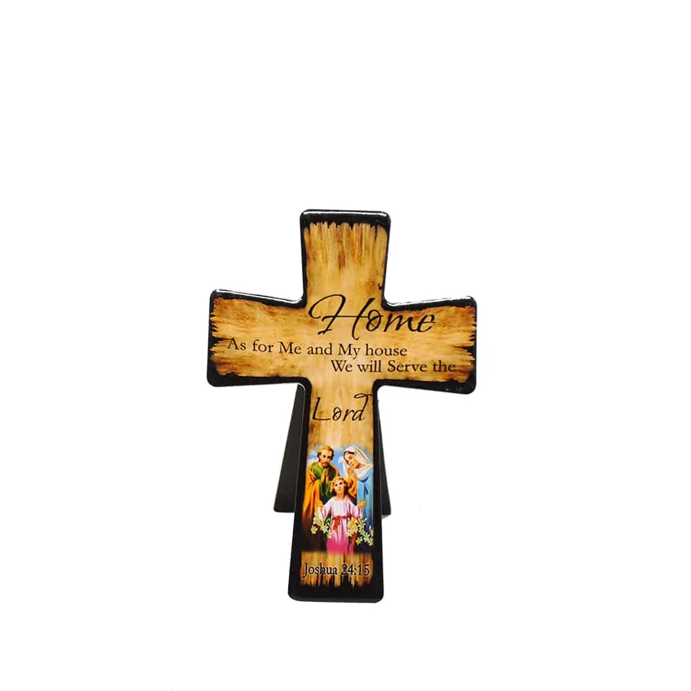 Ceramic Table/wall Inspirational Cross - 4 designs - 21cm