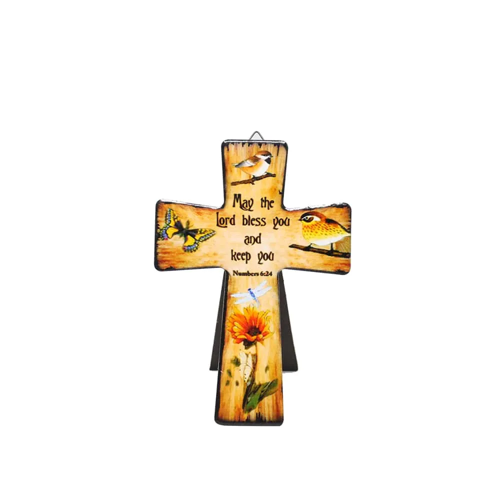 Ceramic Table/wall Inspirational Cross - 4 designs - 21cm