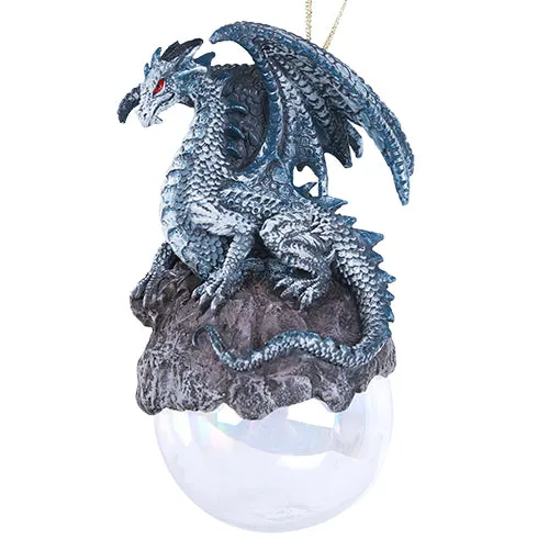 Checkmate Gray Dragon Ornament