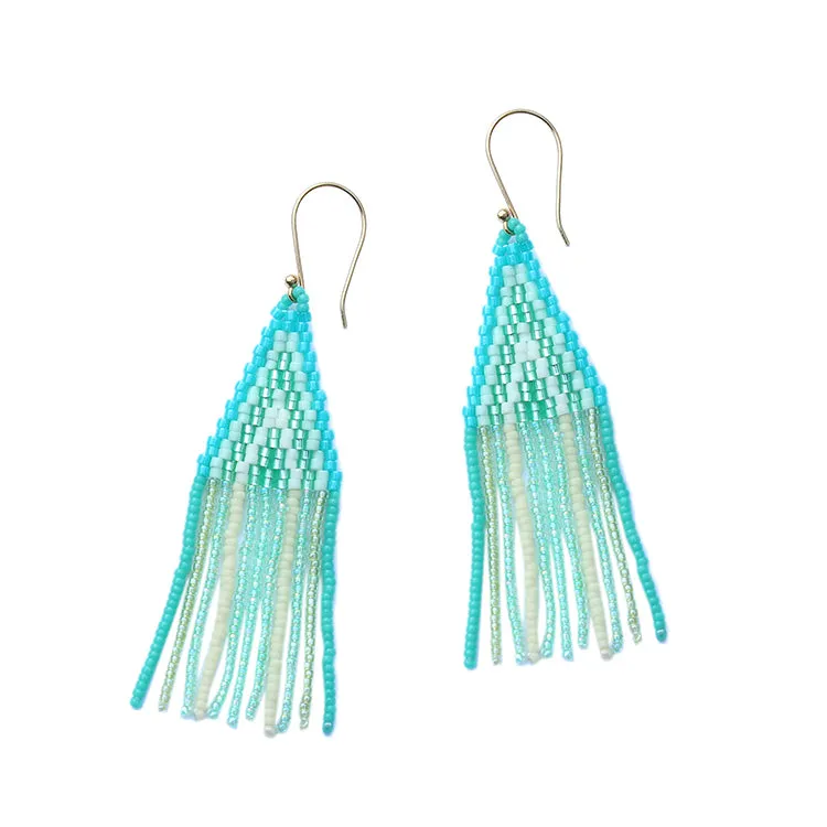 Chevron Earring - Turquoise