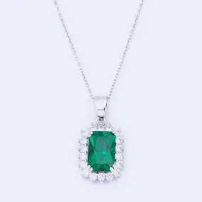 Classic Emerald Pendant- Knight & Day Jewellery