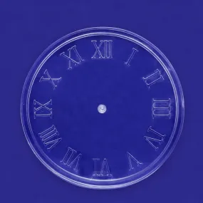 Clock Silicone mold mould with accessories home decoration hanging decoration Jewelry Making Craft Tools Roman clock 150mm 1pcs