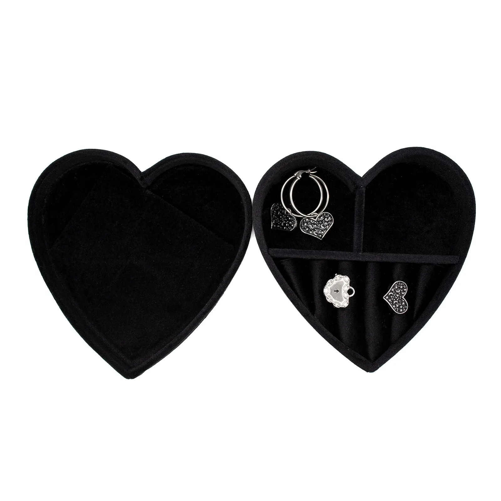 Cosmic Heart Black Jewellery Box