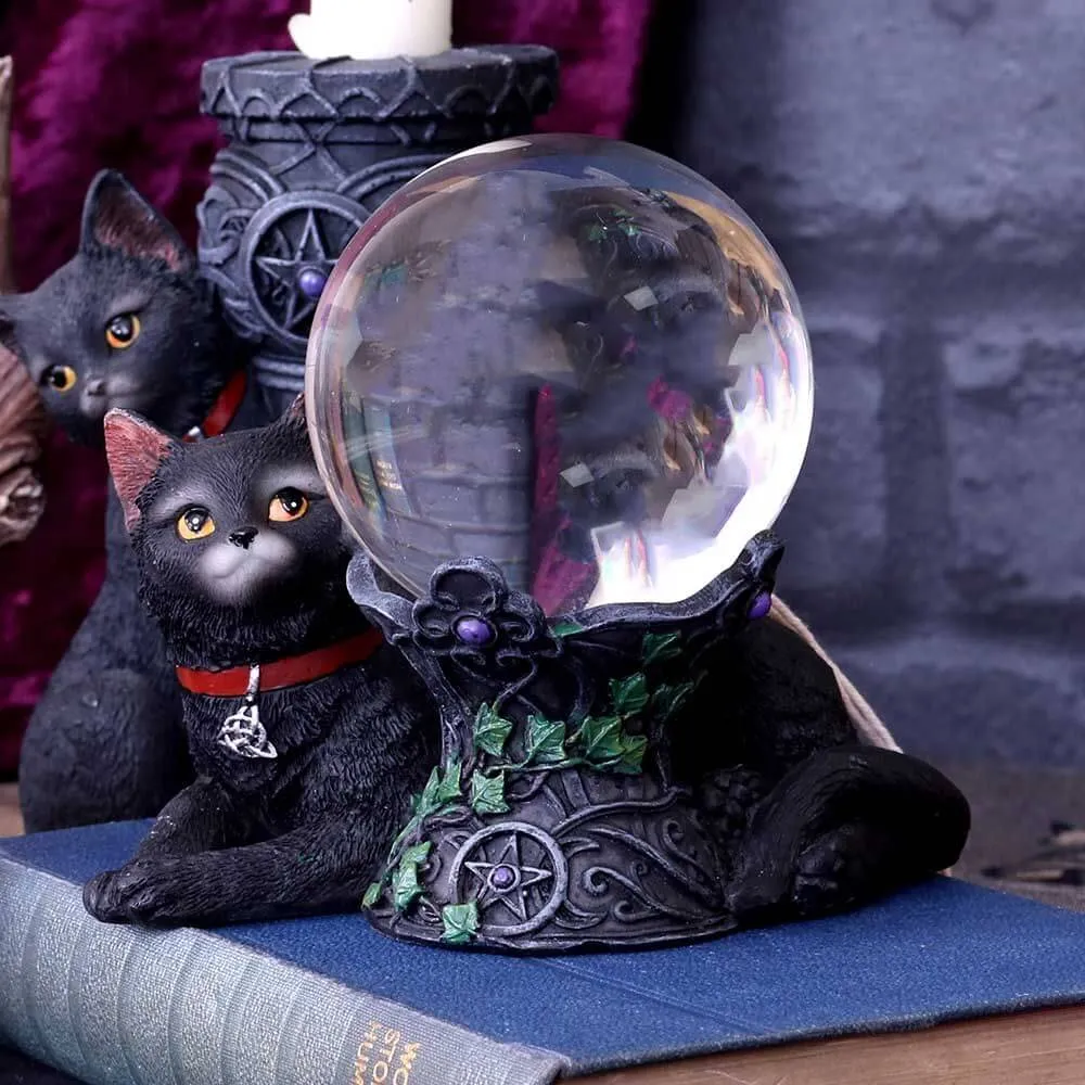 Cosmo Cat Crystal Ball Figurine