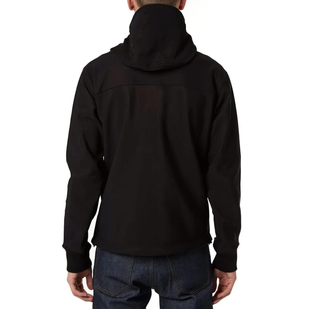 C.P. Company Soft Shell Hooded Zip Through SweatBlack