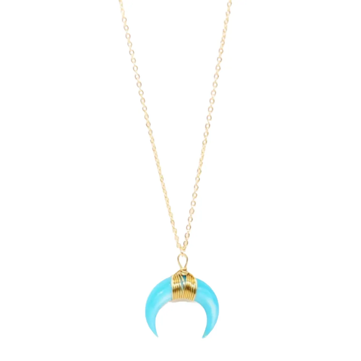 Crescent Moon - Turquoise