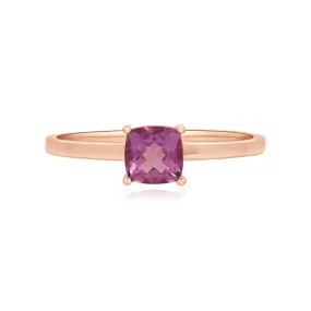 Cushion Cut Amethyst Cocktail Ring