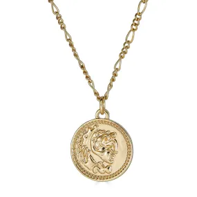 Cyndi Coin Necklace Large Luxury Jewelry | Millo