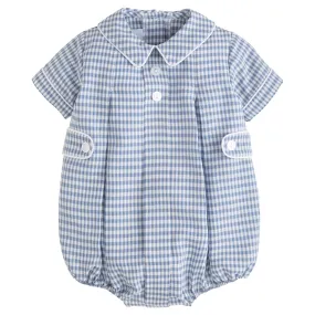 Davant Bubble - Gray Blue Gingham