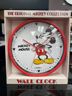 Disney - Mickey Mouse 30cm Wall Clock Red