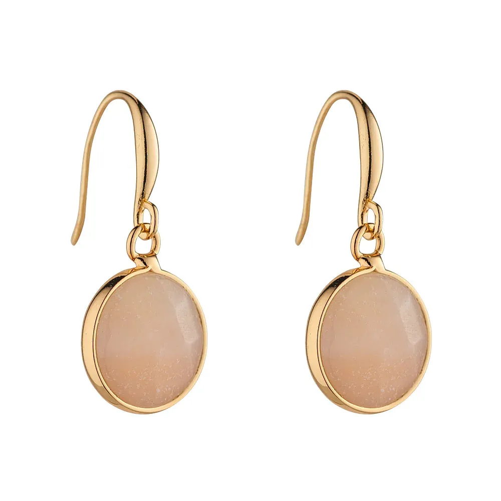 Eliza Semi Precious Stone Earrings- Knight & Day Jewellery