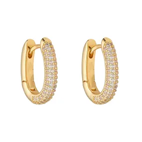 Emilia Gold Earrings - Knight & Day Jewellery