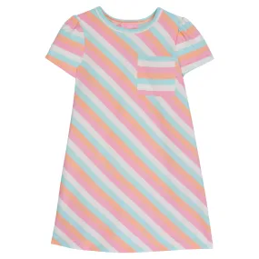 Everyday Dress- Sherbert Stripe