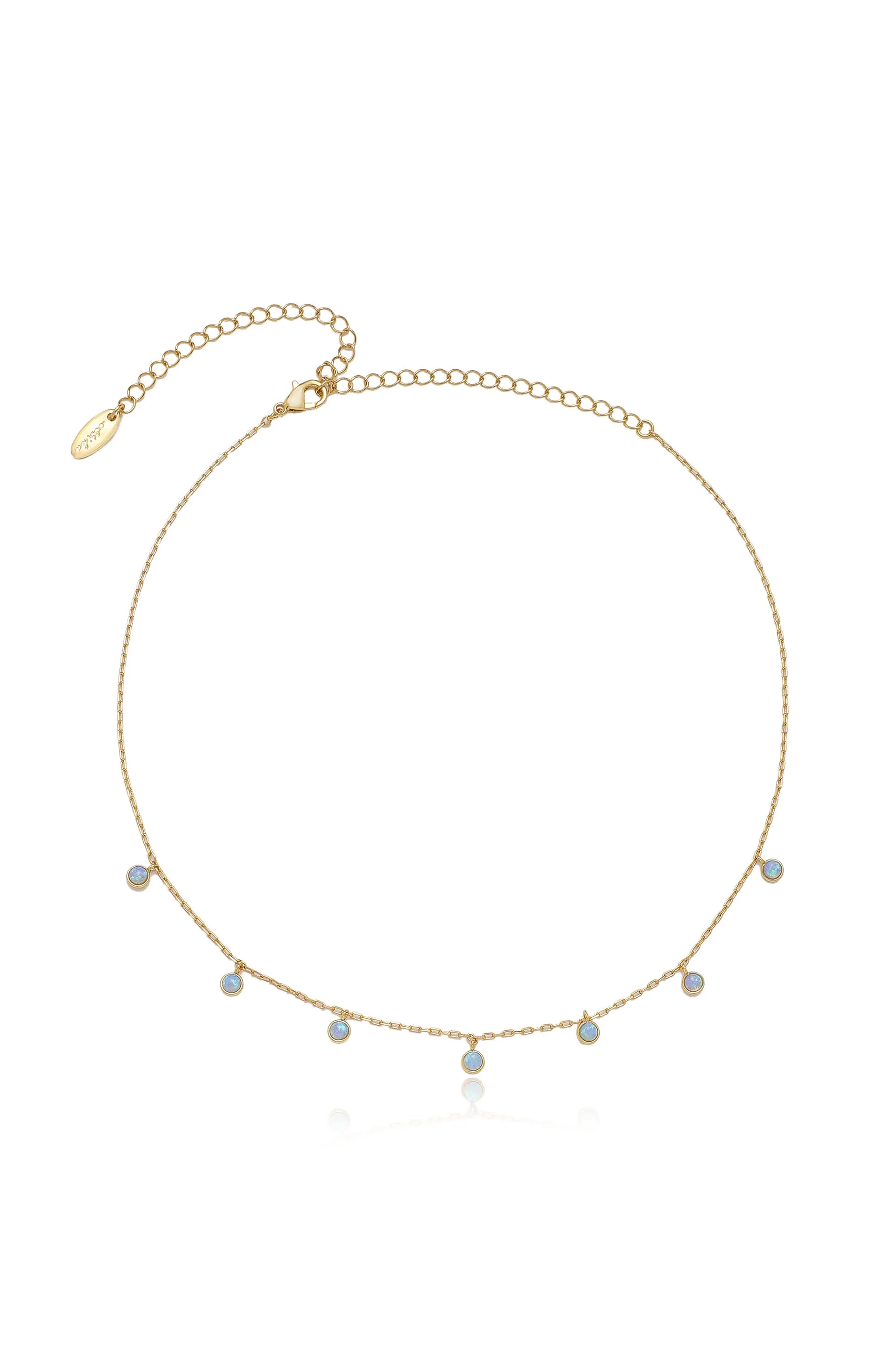 Fine Tune Blue Opal Necklace