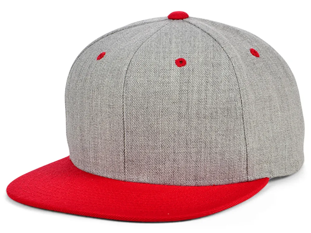 Flexfit Classics Premium Snapback - Grey/Red